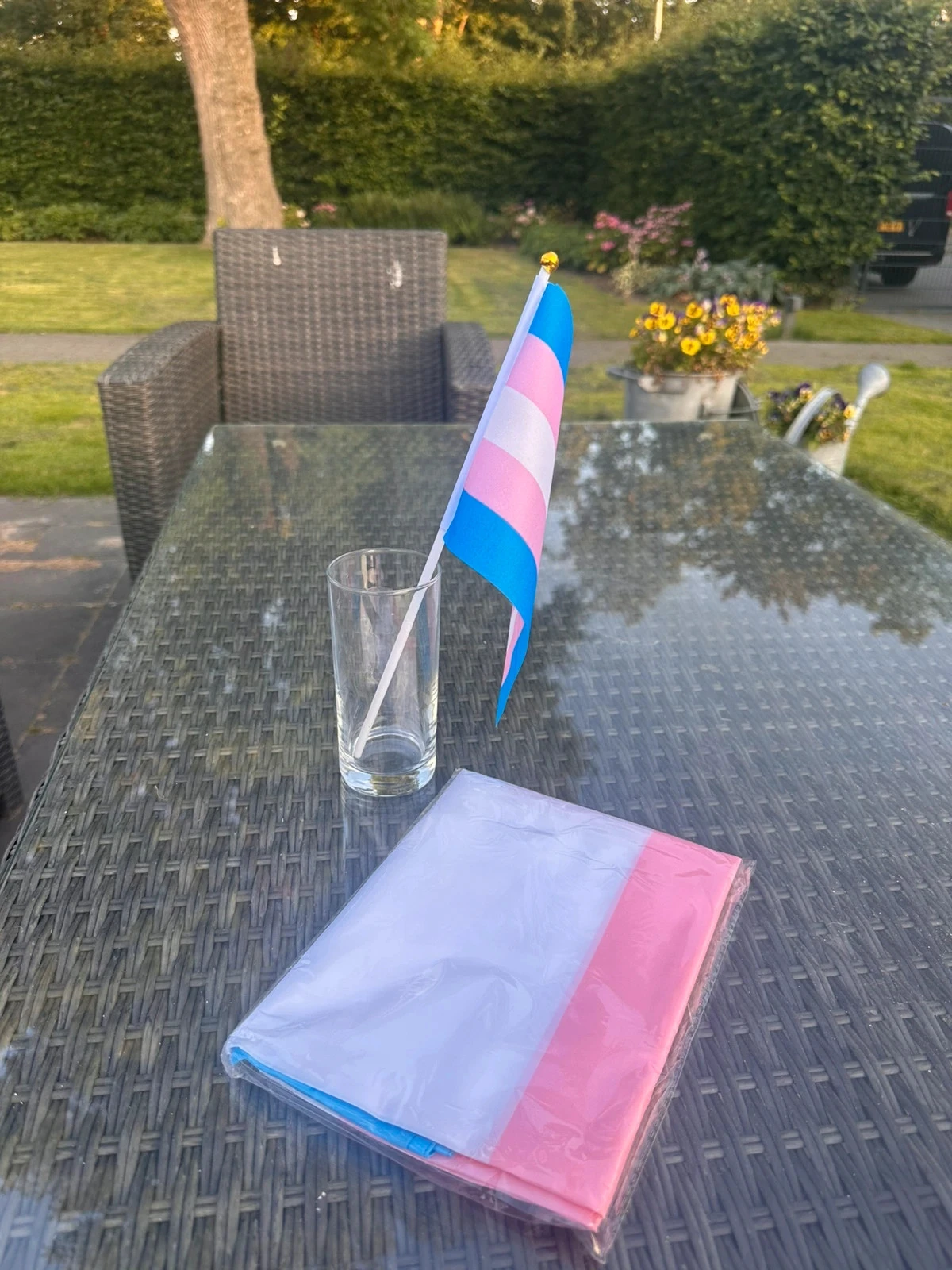 Transgender vlaggen pakket